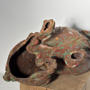 Bulldog en fonte patinée - sculpture décorative, début XXe siècle