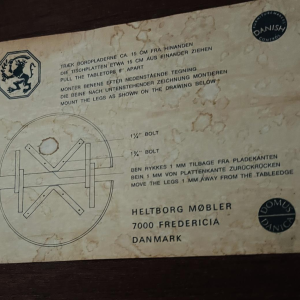 John MORTENSEN pour HELTBORG MOBLER, table à manger scandinave ronde palissandre, ca 1960-70