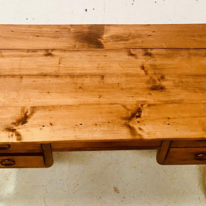 Provinciaal bureau in Lodewijk XV-stijl met lades, massief kersenhout, circa 1900.