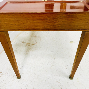 Louis XVI period "TRIC-TRAC" games table, mahogany and veneer, 18th century