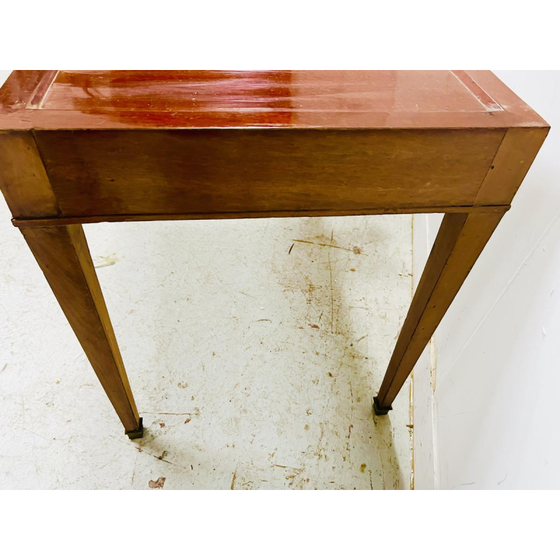 Louis XVI period "TRIC-TRAC" games table, mahogany and veneer, 18th century