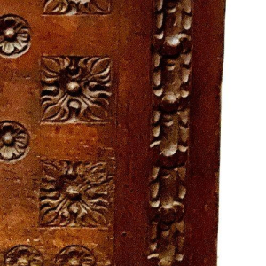 Antique Renaissance-style carved oak chest, 18th century
