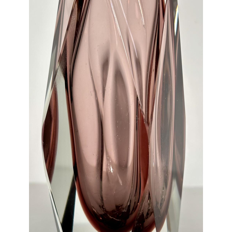 Murano, vase sommerso en verre, Italie circa 1960-1970