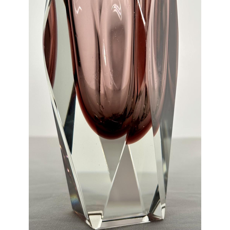 Murano, vase sommerso en verre, Italie circa 1960-1970