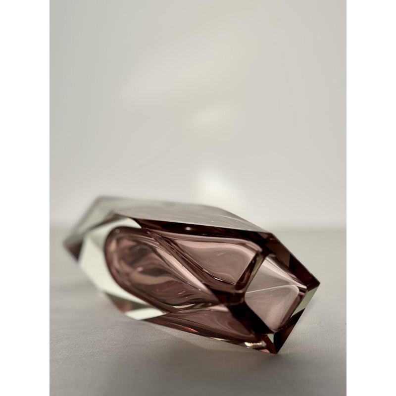 Murano, sommerso glazen vaas, Italië circa 1960-1970