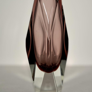 Murano, sommerso glazen vaas, Italië circa 1960-1970