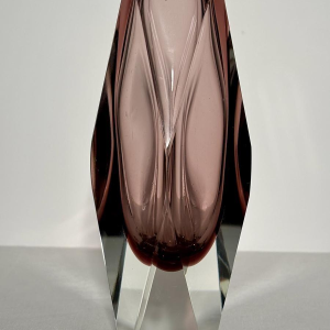 Murano, sommerso glazen vaas, Italië circa 1960-1970