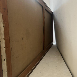 "Uitzicht op de baai van Aguay" Olieverf op doek van Edmond Astruc, 20e eeuw