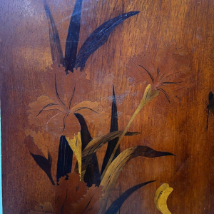 Pair of Art Nouveau marquetry panels