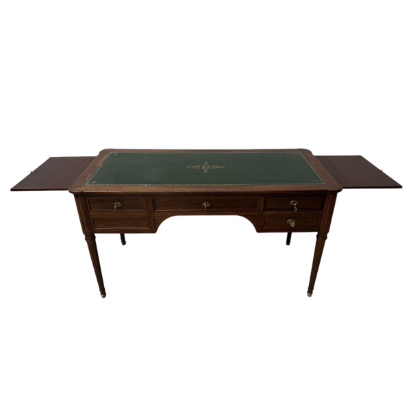 Louis XVI style mahogany desk, 20th century