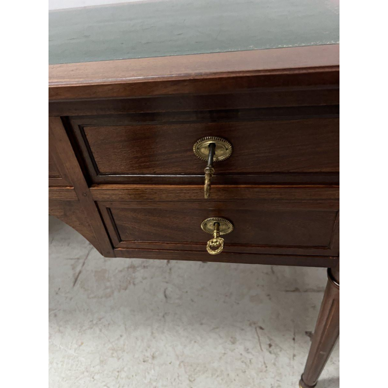 Louis XVI style mahogany desk, 20th century