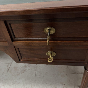 Louis XVI style mahogany desk, 20th century