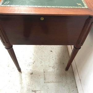 Louis XVI style mahogany desk, 20th century