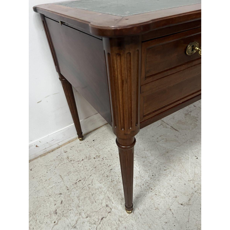 Louis XVI style mahogany desk, 20th century