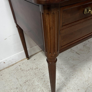 Louis XVI style mahogany desk, 20th century