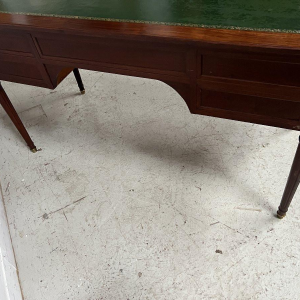 Louis XVI style mahogany desk, 20th century