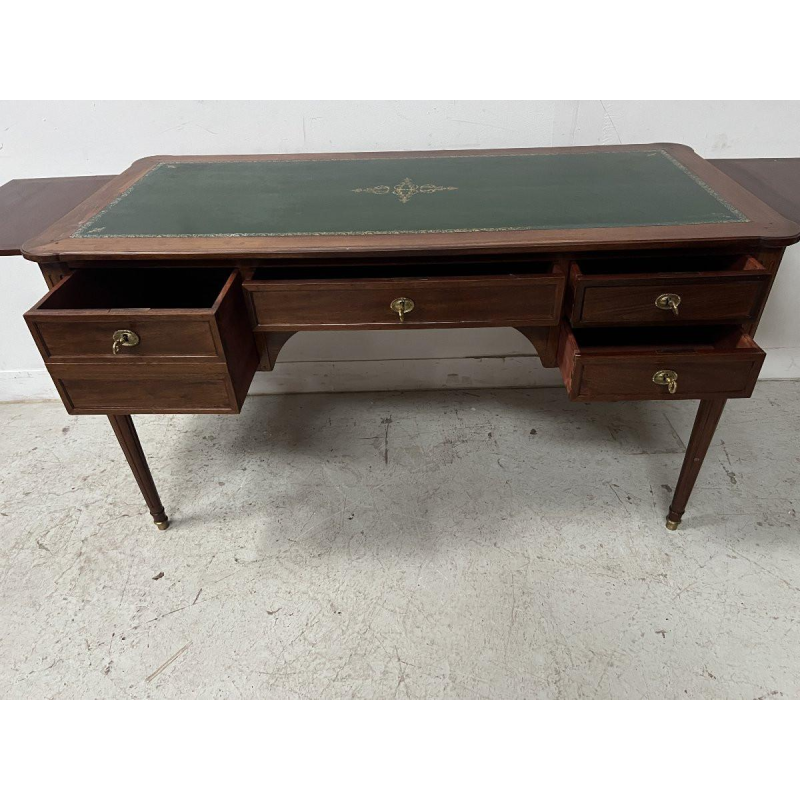 Louis XVI style mahogany desk, 20th century