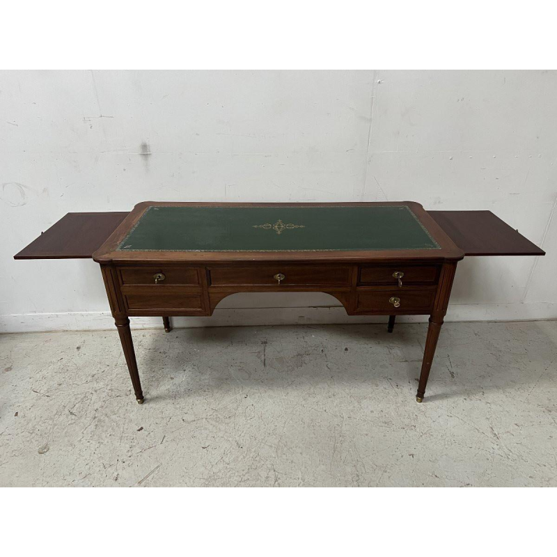 Louis XVI style mahogany desk, 20th century