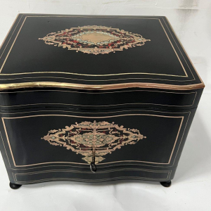 Complete drankkast van Boulle, marqueteriekast, periode Napoleon III, 19e eeuw