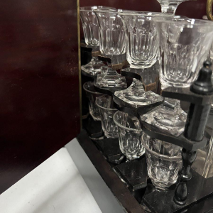 Complete drankkast van Boulle, marqueteriekast, periode Napoleon III, 19e eeuw