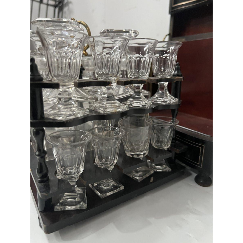 Complete drankkast van Boulle, marqueteriekast, periode Napoleon III, 19e eeuw