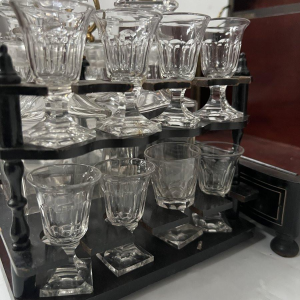 Complete drankkast van Boulle, marqueteriekast, periode Napoleon III, 19e eeuw