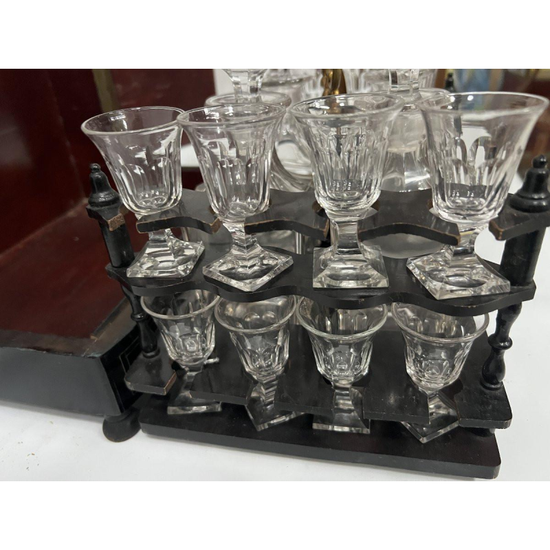 Complete drankkast van Boulle, marqueteriekast, periode Napoleon III, 19e eeuw