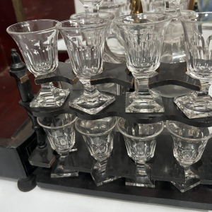 Complete drankkast van Boulle, marqueteriekast, periode Napoleon III, 19e eeuw