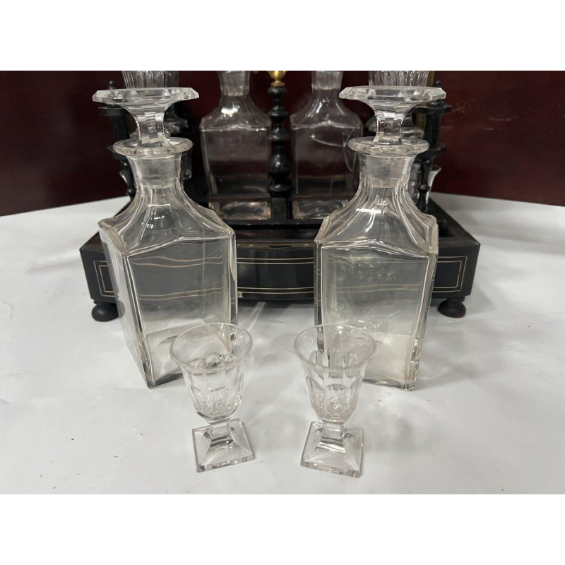 Complete drankkast van Boulle, marqueteriekast, periode Napoleon III, 19e eeuw