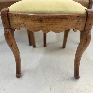 Set of six Louis Philippe style cherrywood chairs, 19th century