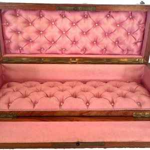 Boulle marquetry jewelry box, Napoleon III period, walnut burl and rosewood, 19th century