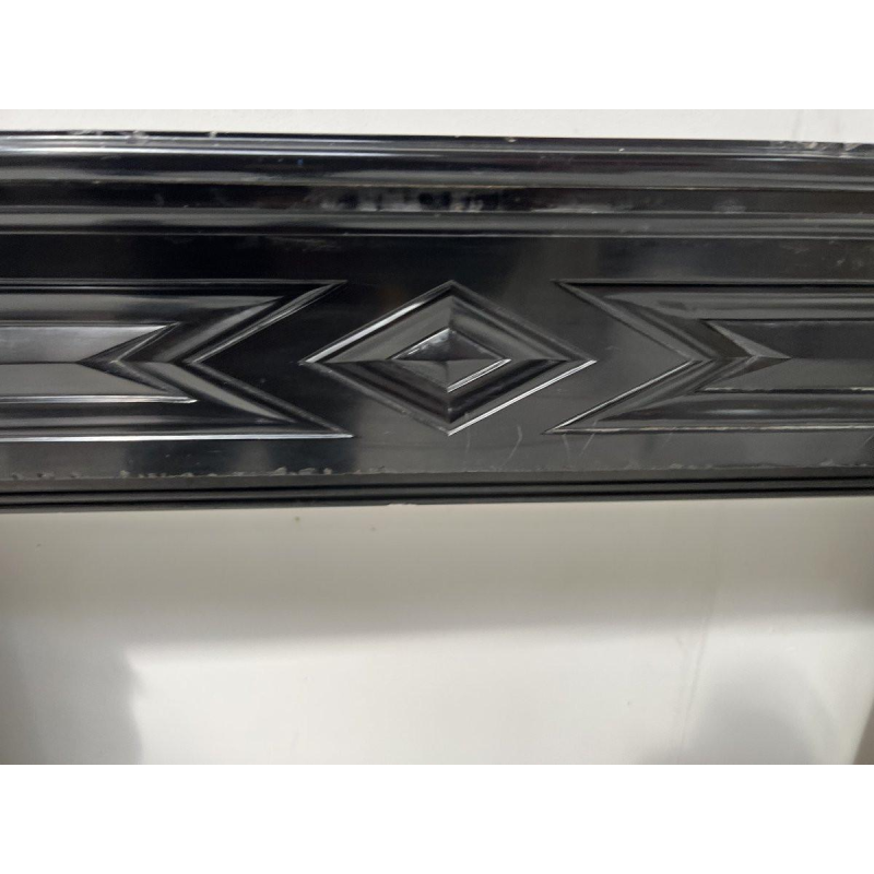 Napoleon III fireplace with claw feet in black marble, 19th century