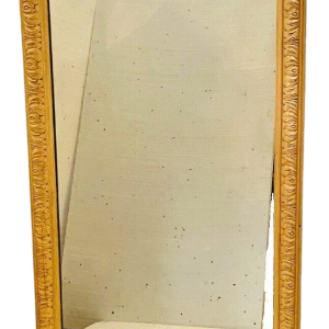 Louis Philippe mirror in wood and patinated stucco, 19th century
