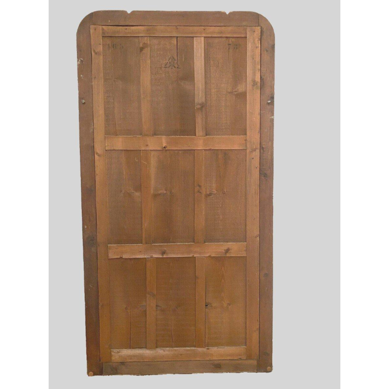 Miroir Louis Philippe en bois et stuc patiné, XIX siècle