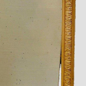 Louis Philippe mirror in wood and patinated stucco, 19th century