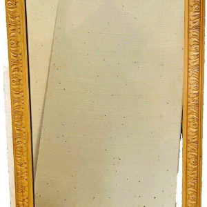 Louis Philippe mirror in wood and patinated stucco, 19th century