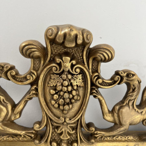 Louis XVI style mirror in wood and gilded stucco, 19th century
