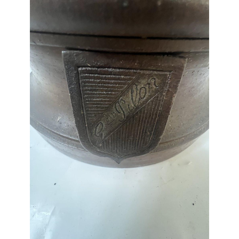 G PILON " jeune homme à l'épée " sculpture en régule patiné, XX siècle