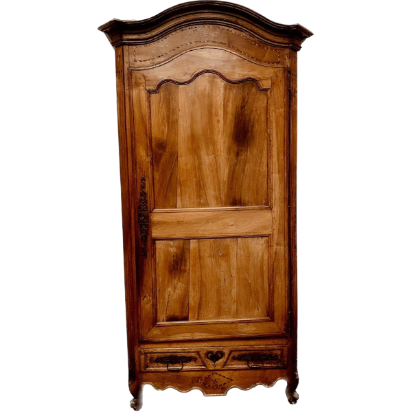 Louis XV style cherrywood bonnetière with a gendarme's hat – 19th century