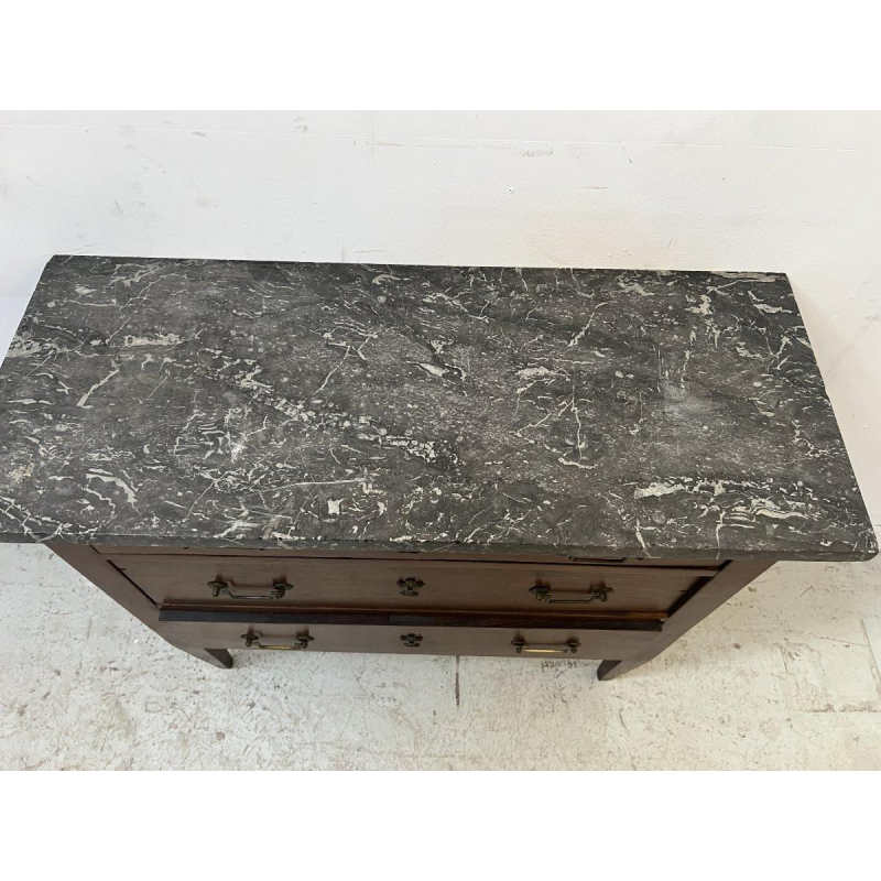 Commode de style Louis XVI en chene massif XIX siècle