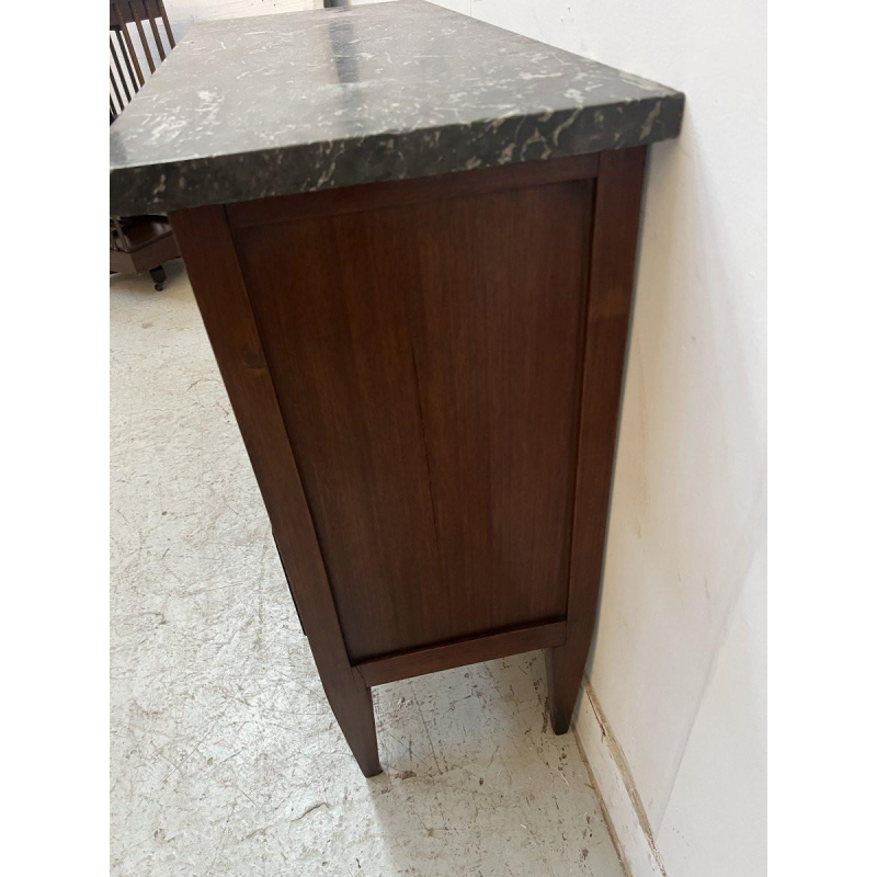 Louis XVI style chest of drawers in solid oak, 19th century