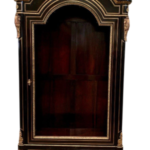 Vitrine d’apparat Napoléon III en bois noir et bronze ciselé doré – XIXᵉ siècle