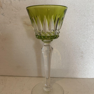 Set of six cut crystal glasses from the House of Baccarat – 20th century