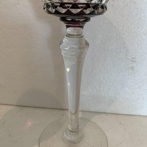 Suite de six verres en cristal taillé de la Maison Baccarat – XXᵉ siècle