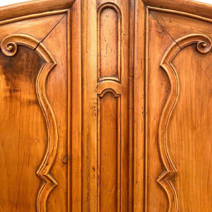 Pair of doors with solid cherrywood frames – 18th century