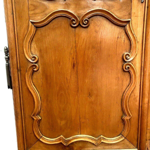 Pair of doors with solid cherrywood frames – 18th century
