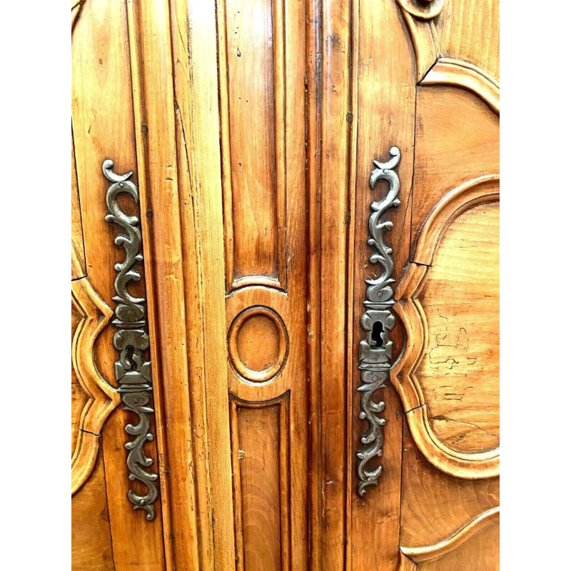 Pair of doors with solid cherrywood frames – 18th century