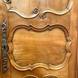 Pair of doors with solid cherrywood frames – 18th century