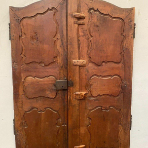 Pair of doors with solid cherrywood frames – 18th century