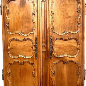 Pair of doors with solid cherrywood frames – 18th century